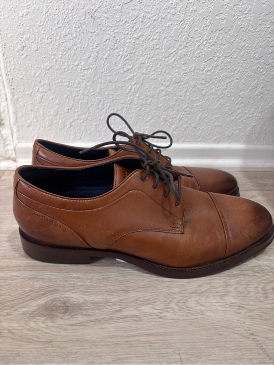 Cole Haan Carnegie Cap Toe Oxford British Tan Shoes C39339 Size 8.5 main image 6